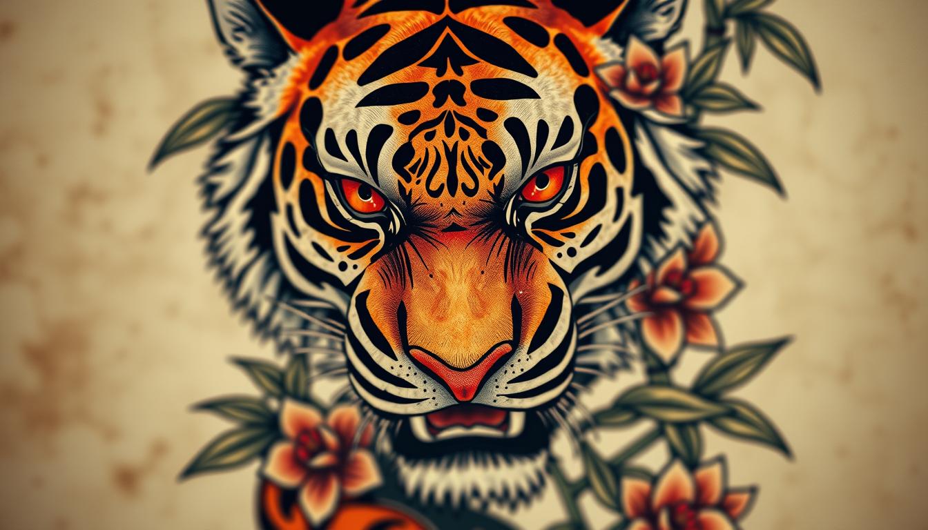 Bedeutung Tiger Tattoo Design