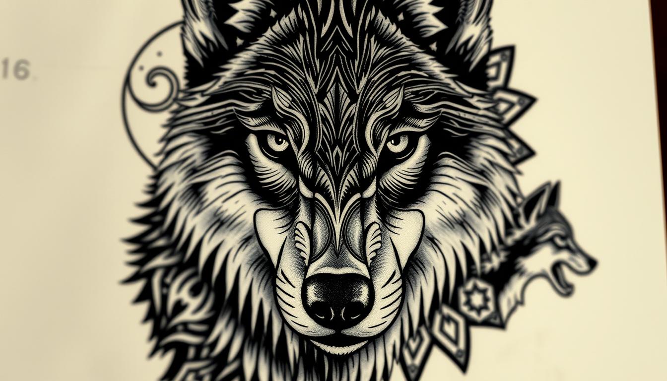 Beliebte Wolf Tattoo Designs