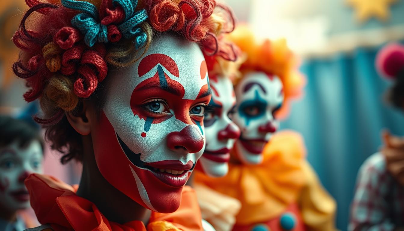 Clown Make-up für verschiedene Anlässe