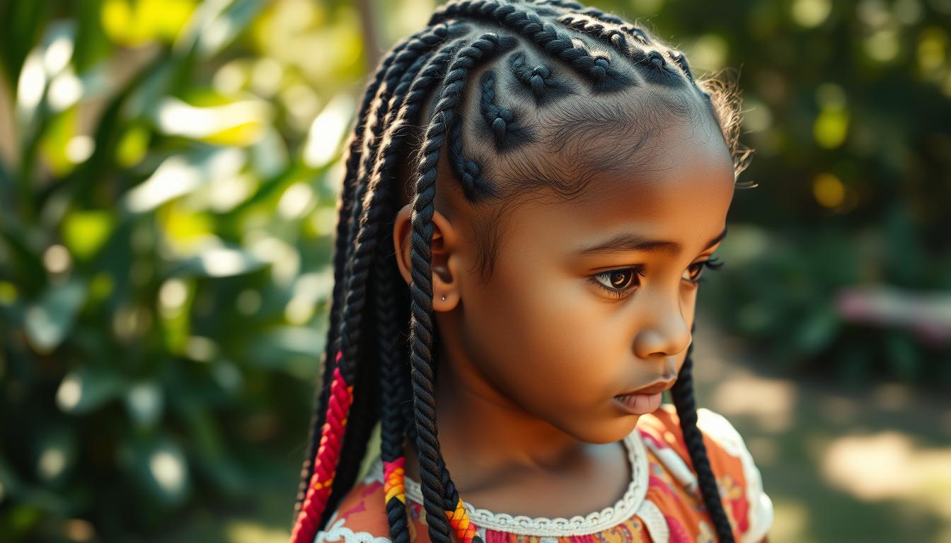 Cornrows Mädchen