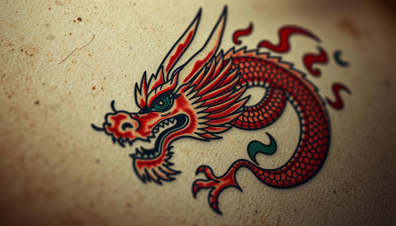 Drachen Tattoo Interpretation