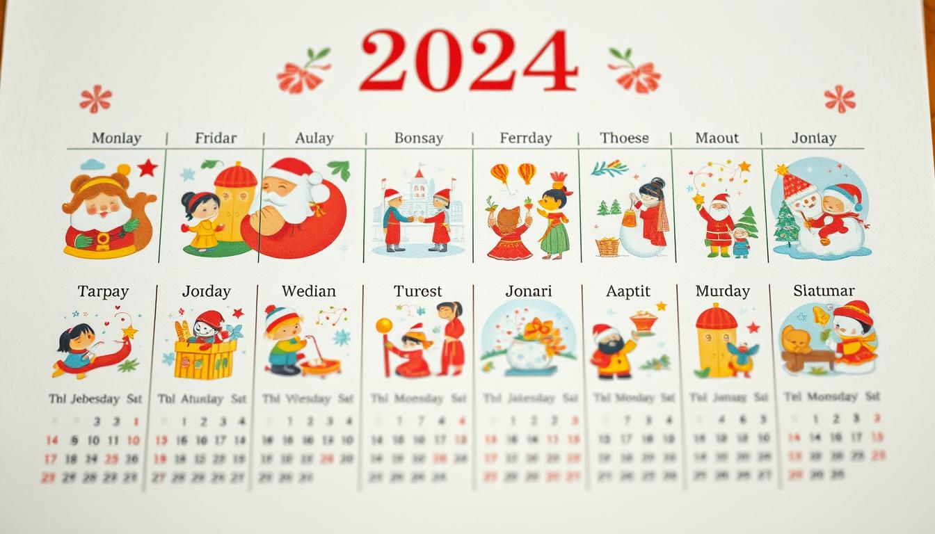 Feiertage Kalender 2024