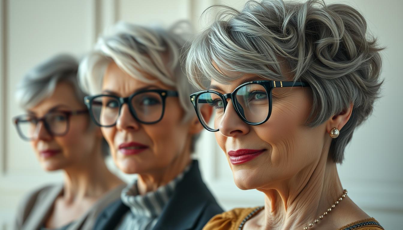 Frisuren für graue Haare