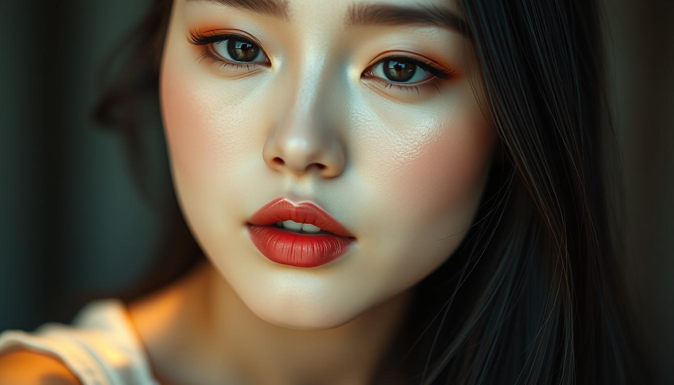 Glass Skin Look im koreanischen Make-up