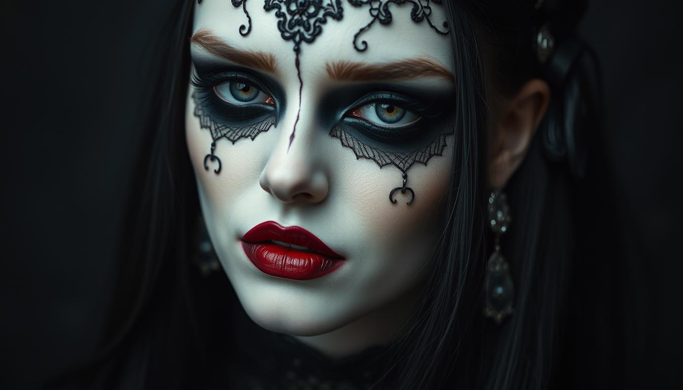 Gothic-Look im Vampir Make-up