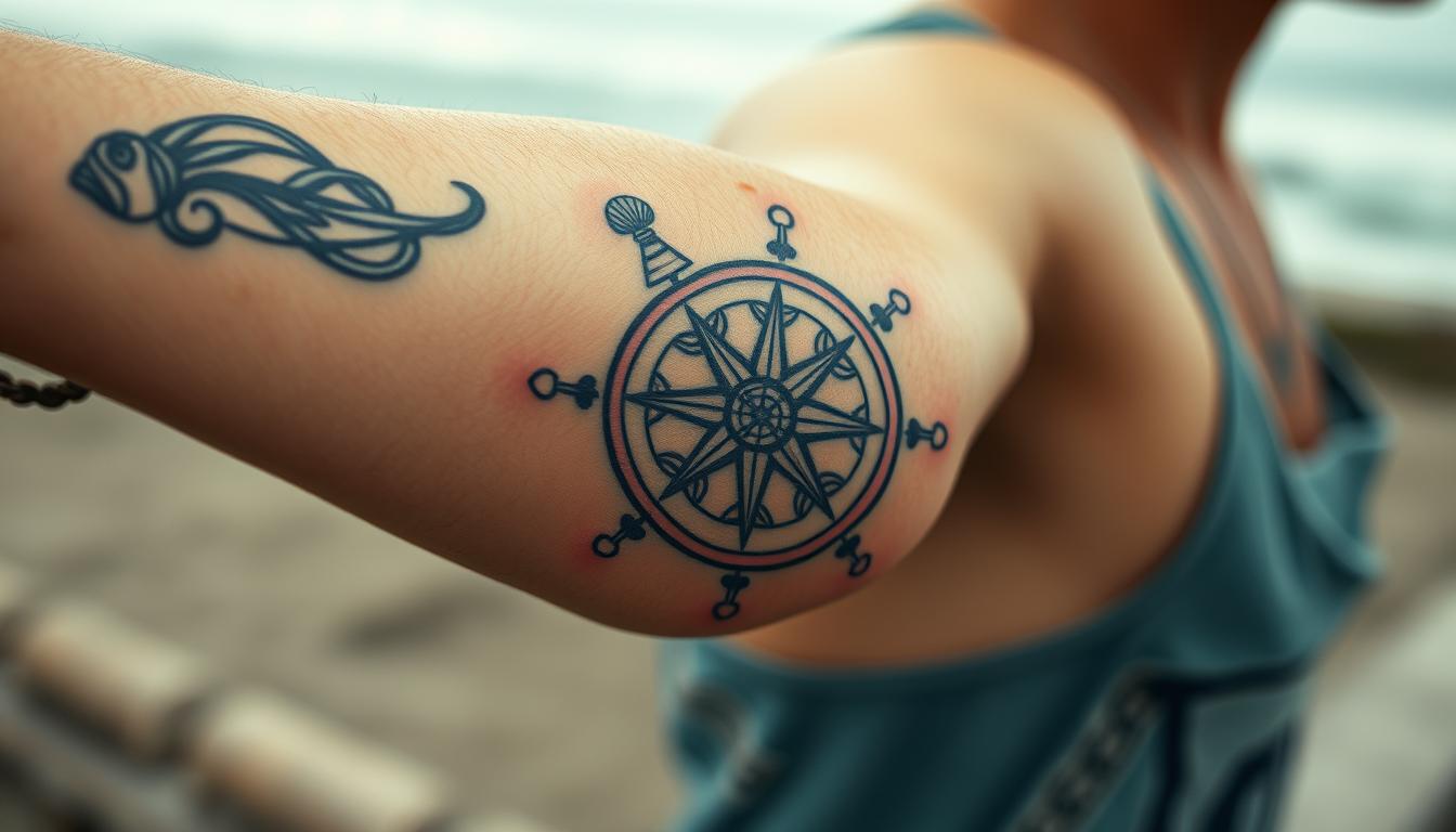 Kompass Tattoo Bedeutung und spirituelle Aspekte