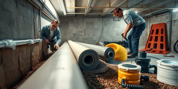 Dauerhafte Sanierungslösungen für trockene Kellerräume