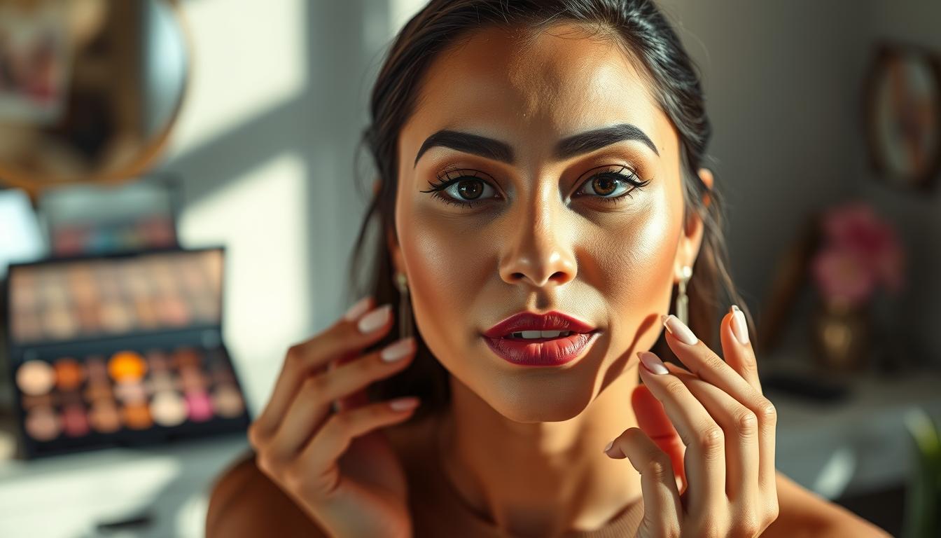 Latina Make-up Tutorial Contouring