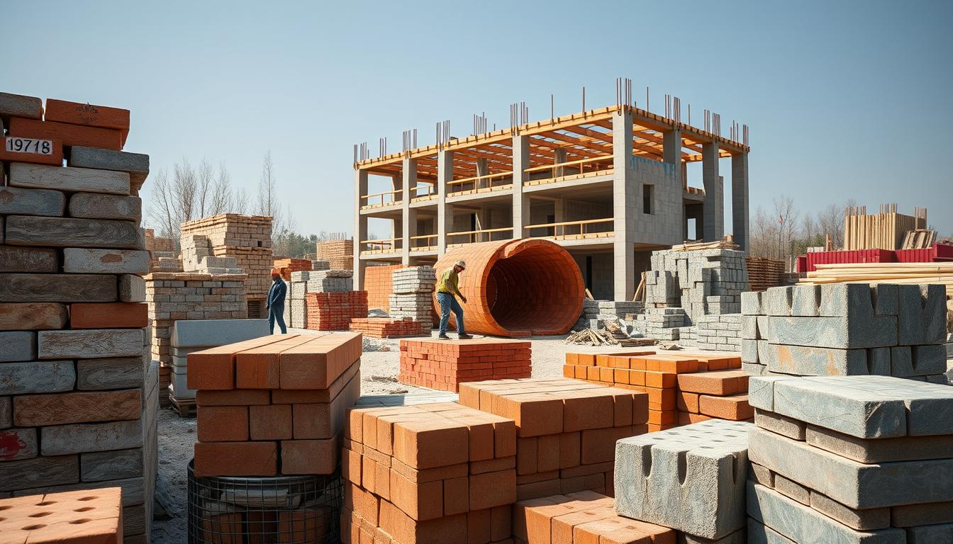 Materialplanung Bauprojekt Materialien