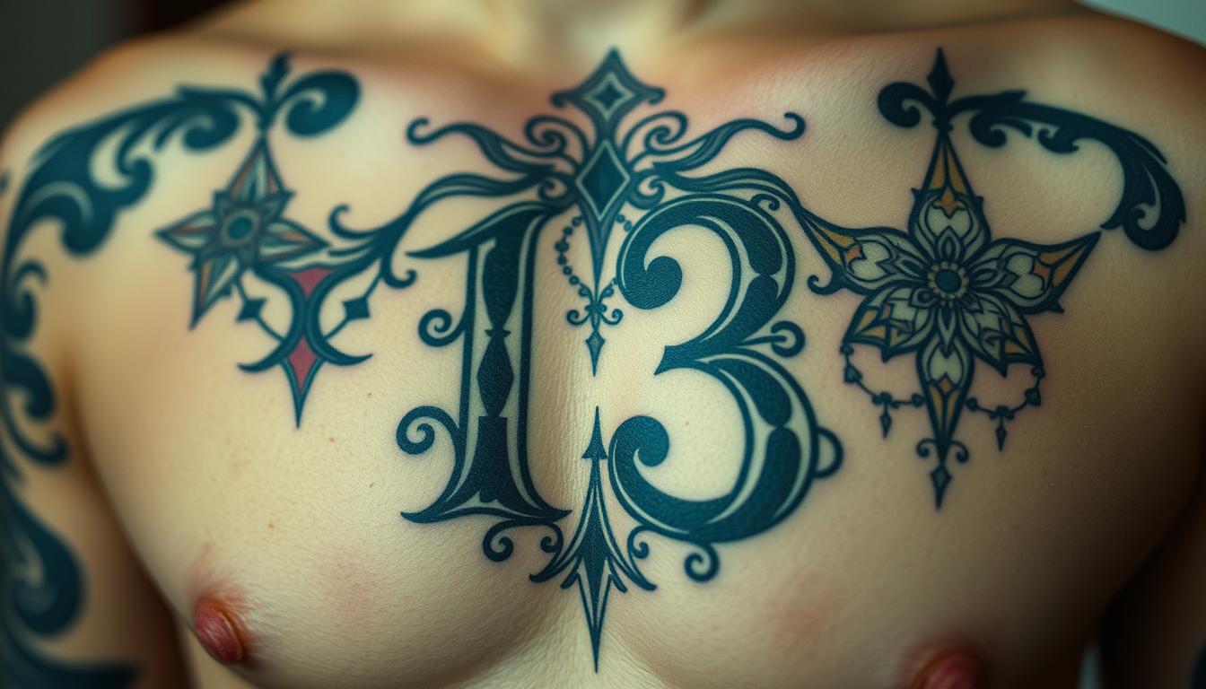 Moderne 13 Tattoo Symbolik