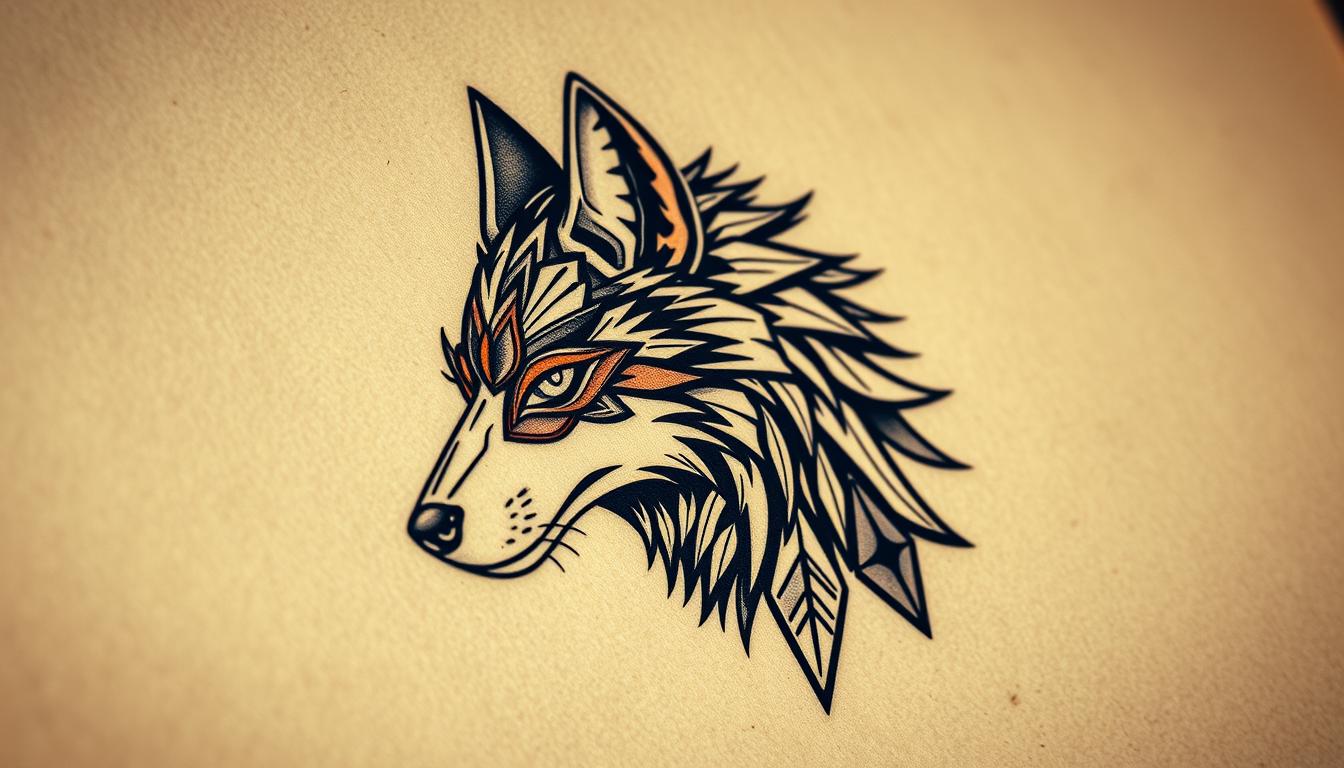 Moderne Wolf Tattoos