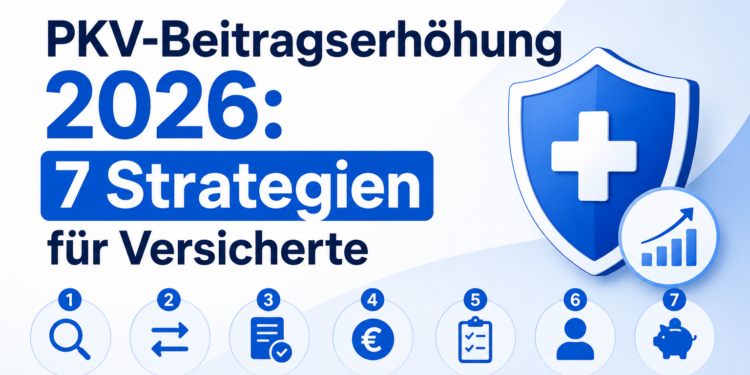 PKV-Beitragserhöhung 2026: 7 Strategien für Versicherte