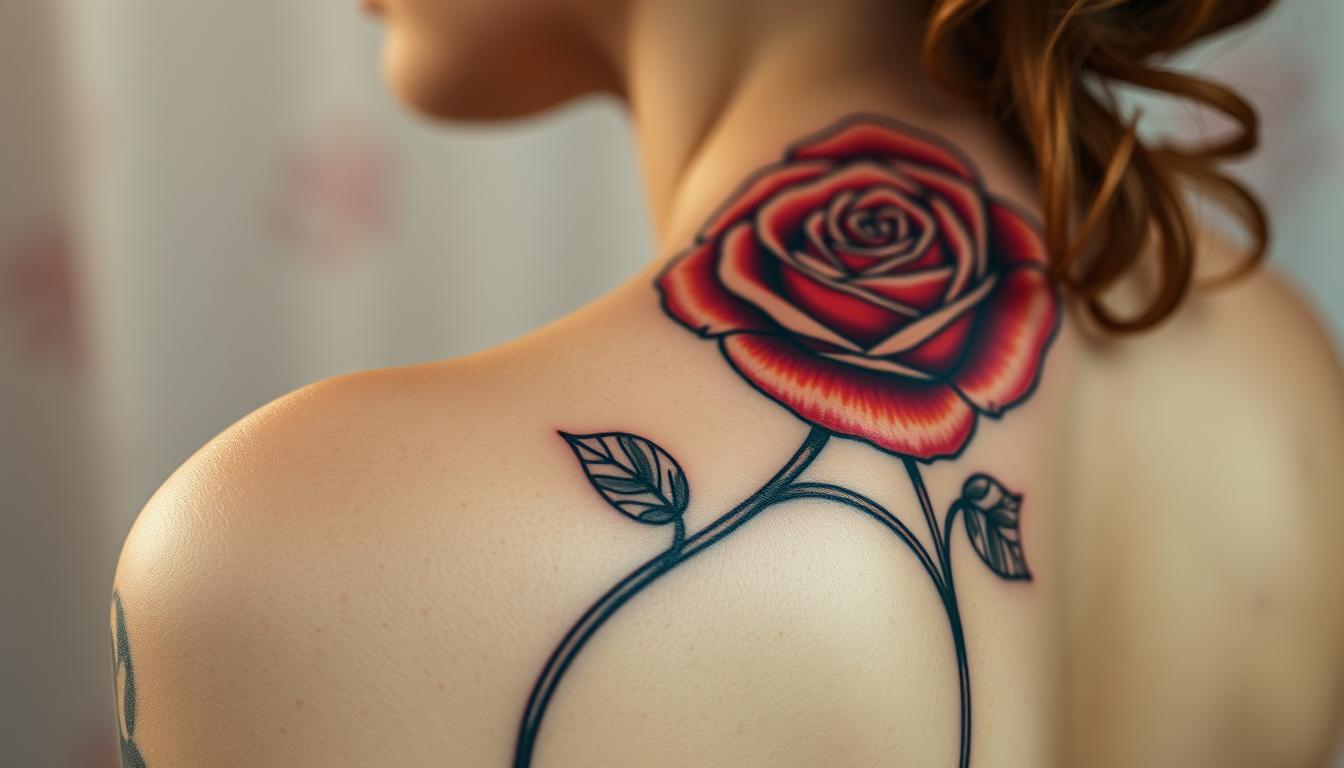 Persönliche Rose Tattoo Interpretation