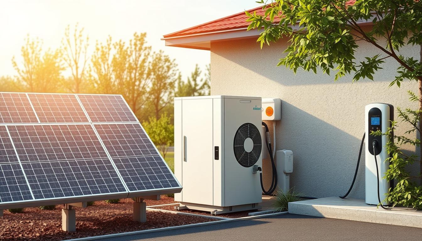 Photovoltaik mit Wärmepumpe und E-Auto