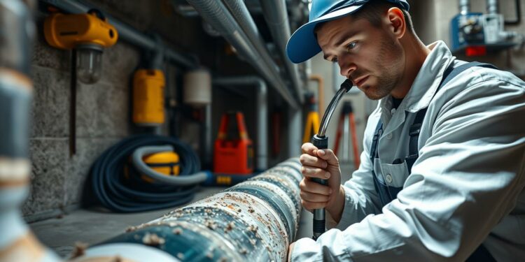 Ablauf einer professionellen Rohrreinigung 1 Professionelle Rohrreinigung verstopfte Rohre