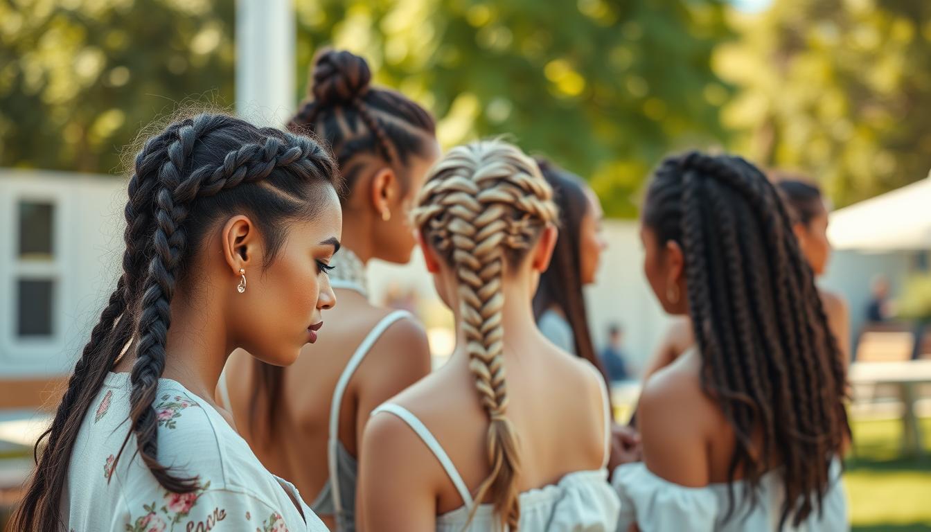 Schnelle Flechtfrisuren für den Alltag