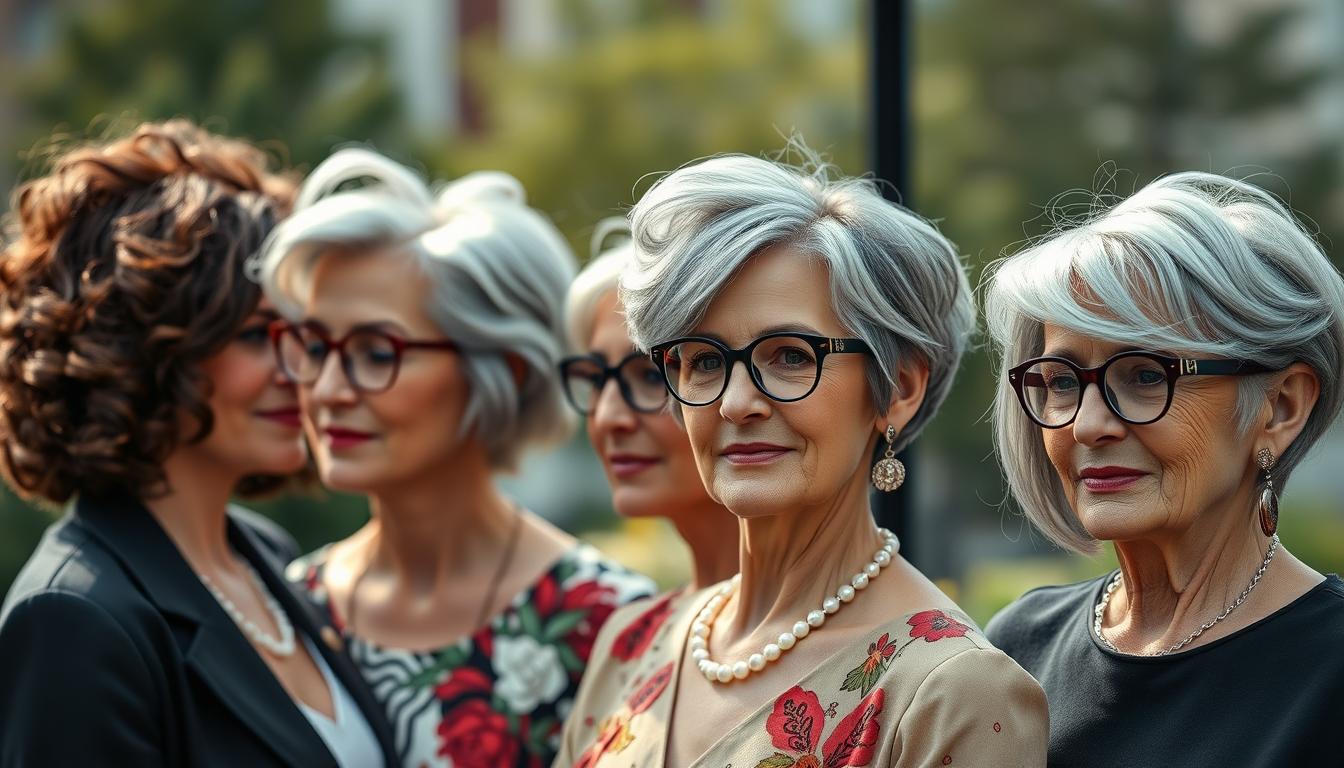 Schönste Frisuren ab 60 mit Brille