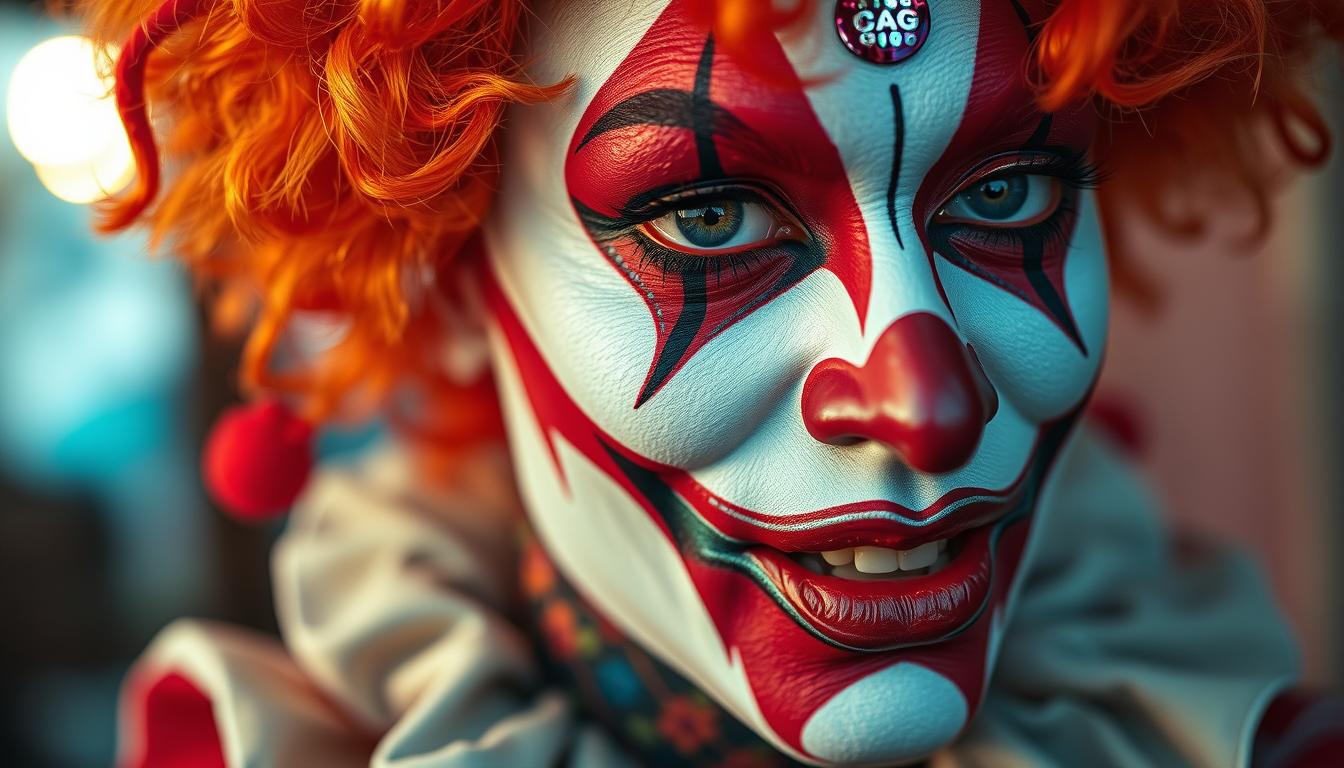 Spezialeffekte Clown Make-up