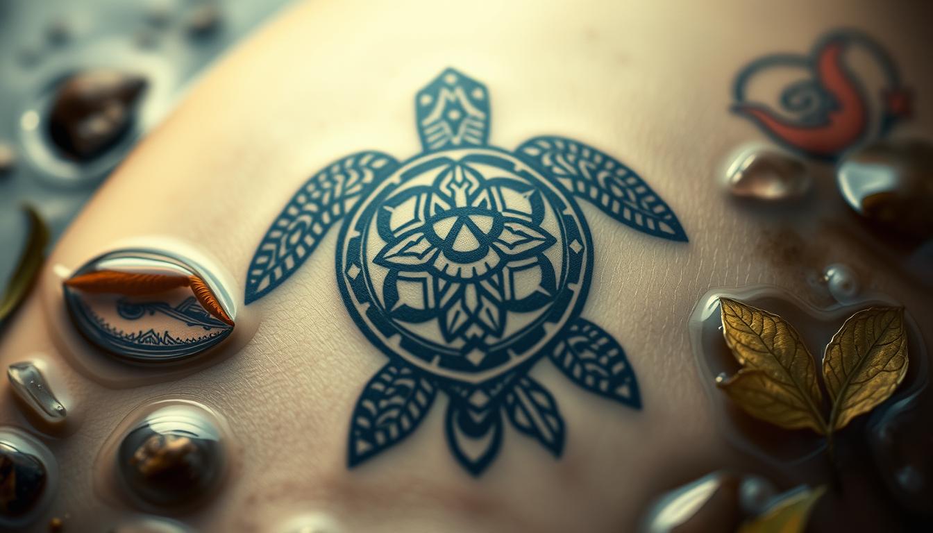 Spirituelle Bedeutung Schildkröte Tattoos