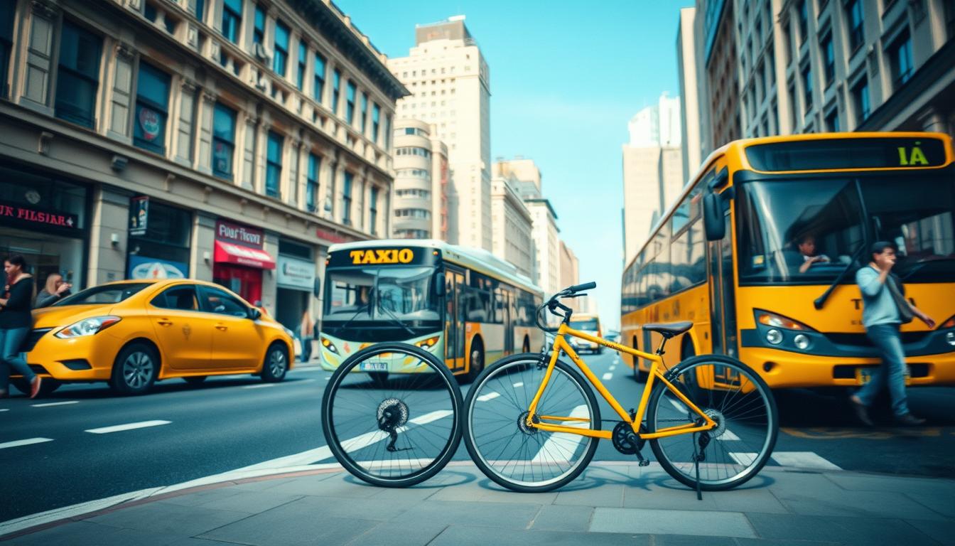 Taxi im Vergleich zu ÖPNV und Individualverkehr