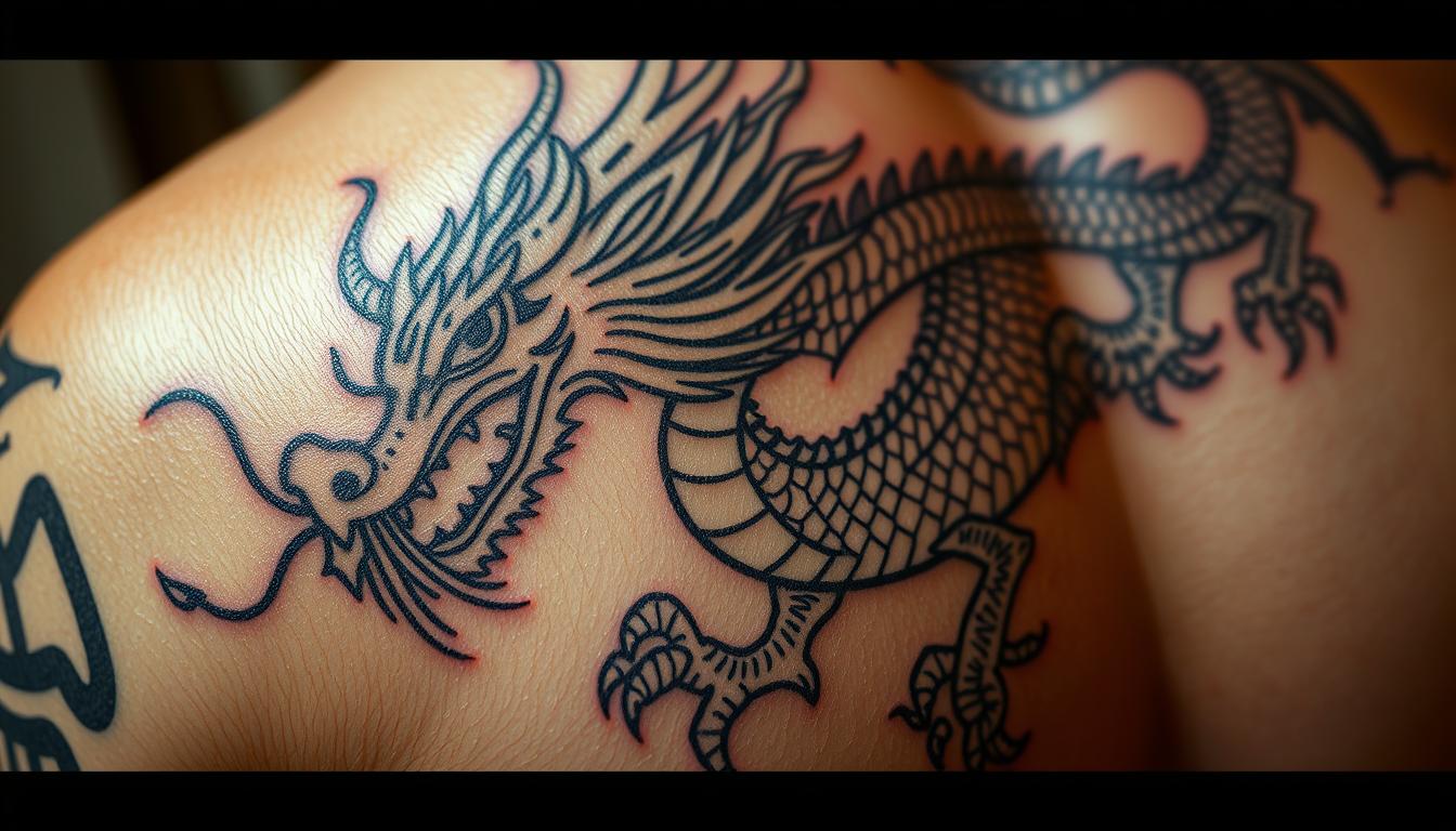 Ursprung der Drachen Tattoo Bedeutung