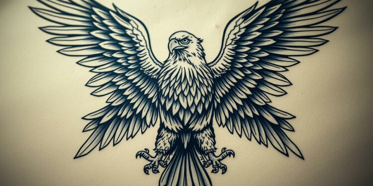 Adler Tattoo Bedeutung: Symbolik und Ursprung 1 adler tattoo bedeutung