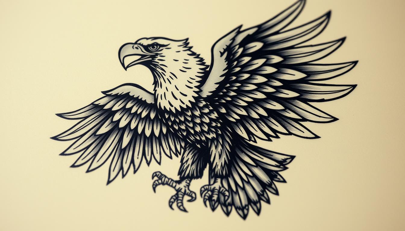 adler tattoo kraft und stärke