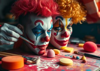 clown make up