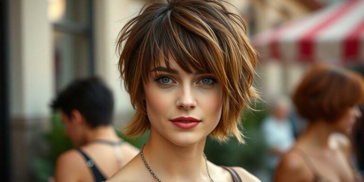 50 Freche fransige Kurzhaarfrisuren für Frauen 1 fransig pflegeleicht kurzhaarfrisuren frauen frech