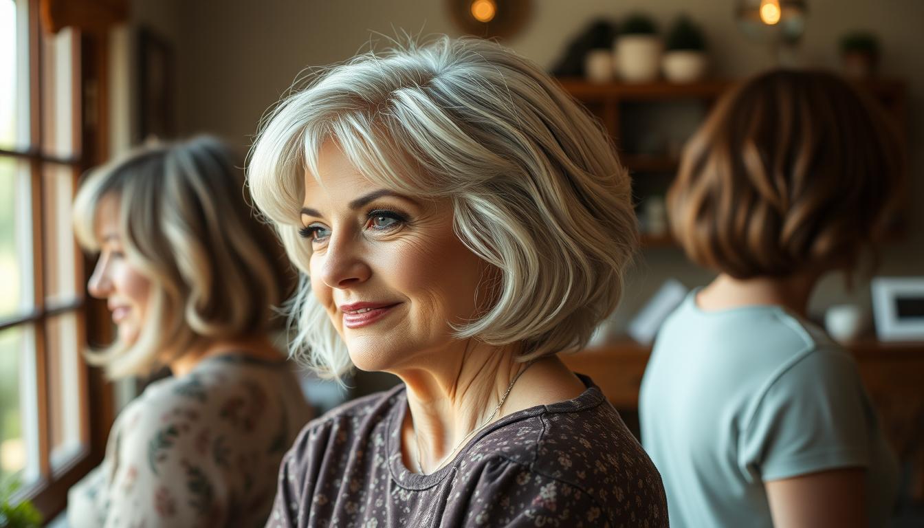 klassische bob frisuren für ältere damen