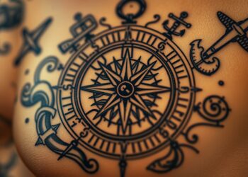 kompass tattoo bedeutung