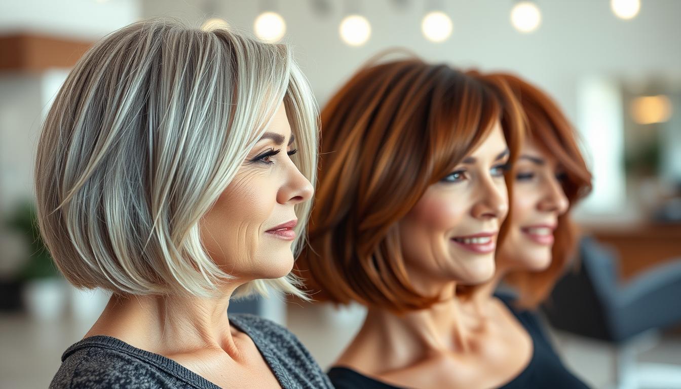 moderne bob frisuren ältere damen