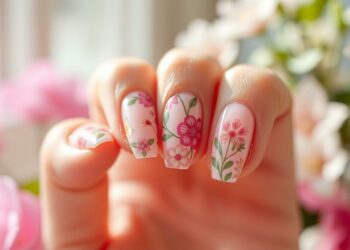 nageldesign frühling 2024