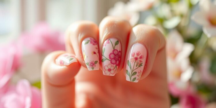 Nageldesign Frühling 2024: Trends & Farben 1 nageldesign frühling 2024
