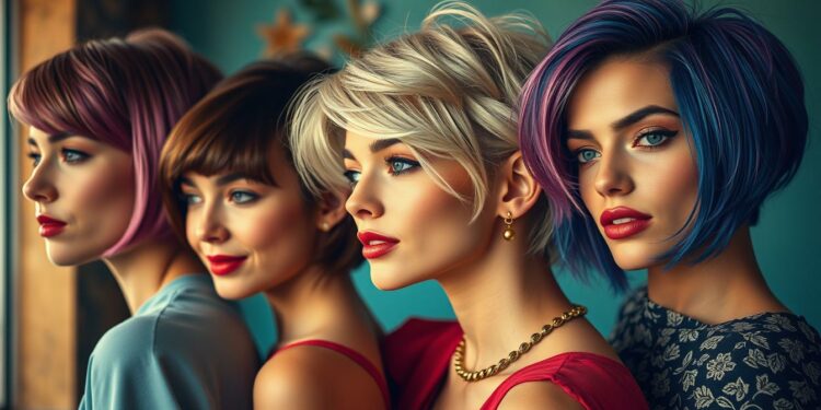 pfiffige kurzhaarfrisuren frauen frech