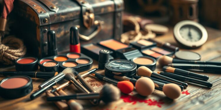 Piraten Make-up einfach: Schnelle Verwandlung 1 piraten make up einfach