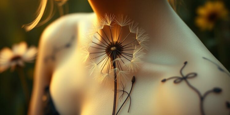 Pusteblume Tattoo Bedeutung - Symbolik & Ideen 1 pusteblume tattoo bedeutung