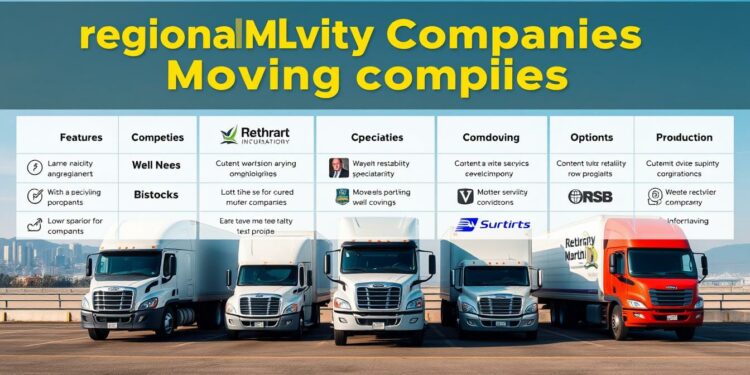 regionale Umzugsunternehmen Vergleich