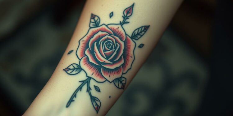 Rose Tattoo Bedeutung: Symbolik & Interpretation 1 rose tattoo bedeutung