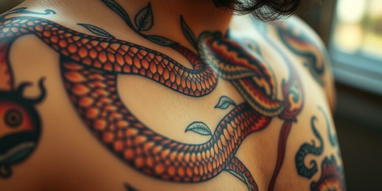 Schlangen Tattoo Bedeutung – Symbolik und Mythen 1 schlangen tattoo bedeutung