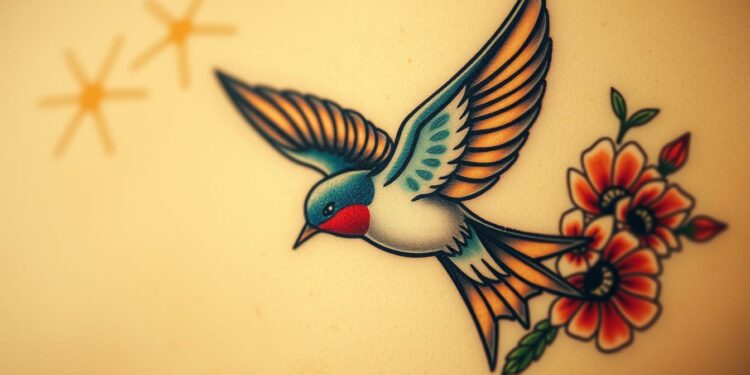 Schwalben Tattoo Bedeutung: Symbolik und Ursprung 1 schwalben tattoo bedeutung