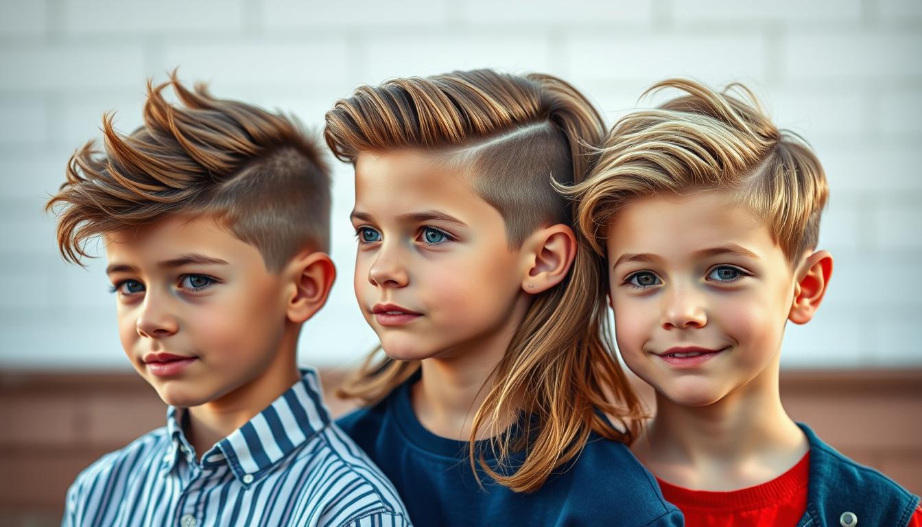 stylische Jungenfrisuren ab 10