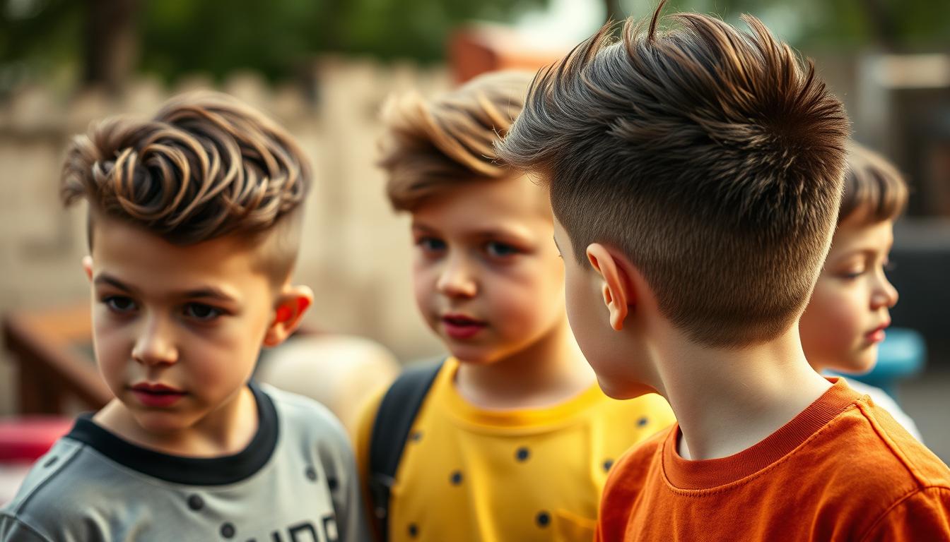 trendige Haarschnitte für Jungs ab 10