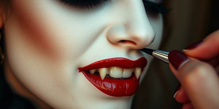 vampir make up