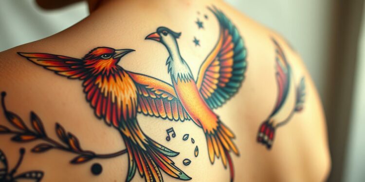 Vogel Tattoo Bedeutung - Symbolik und Ideen 1 vogel tattoo bedeutung