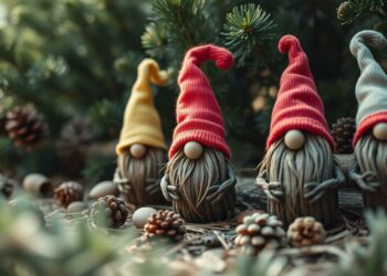 wichtel aus tannenzweigen